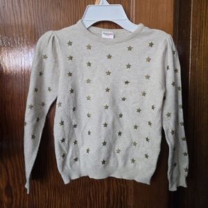 Prenatal Easy Chic Girls Gold Star Sweater 5–6Y